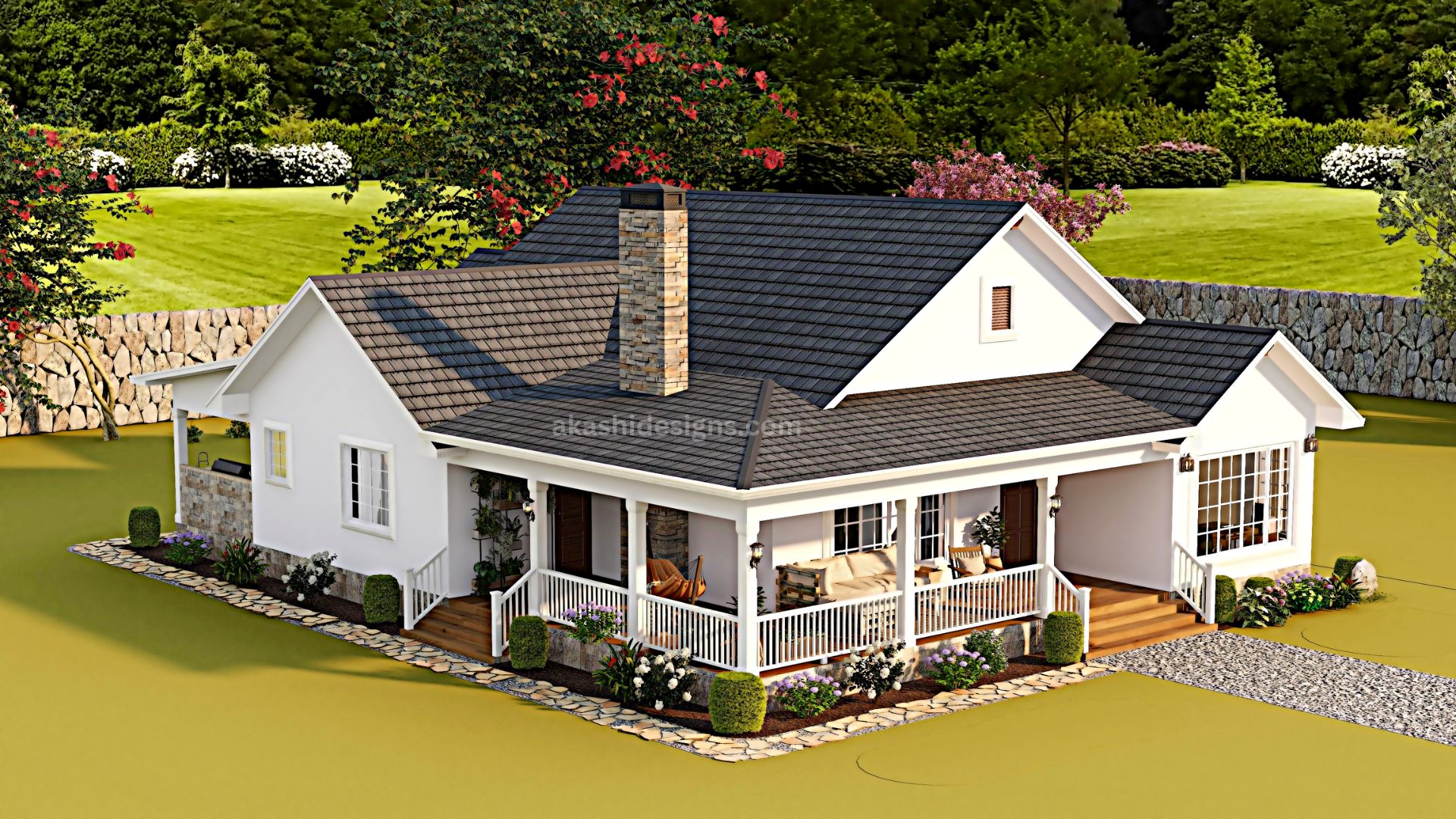 Country Home to  Behold