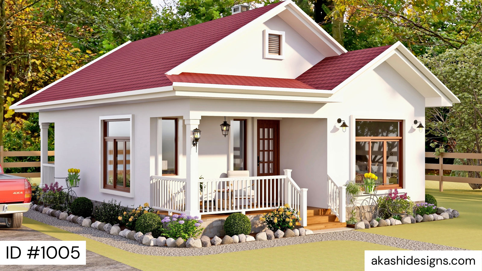 Project 1005 — 1 Bedroom House Plan