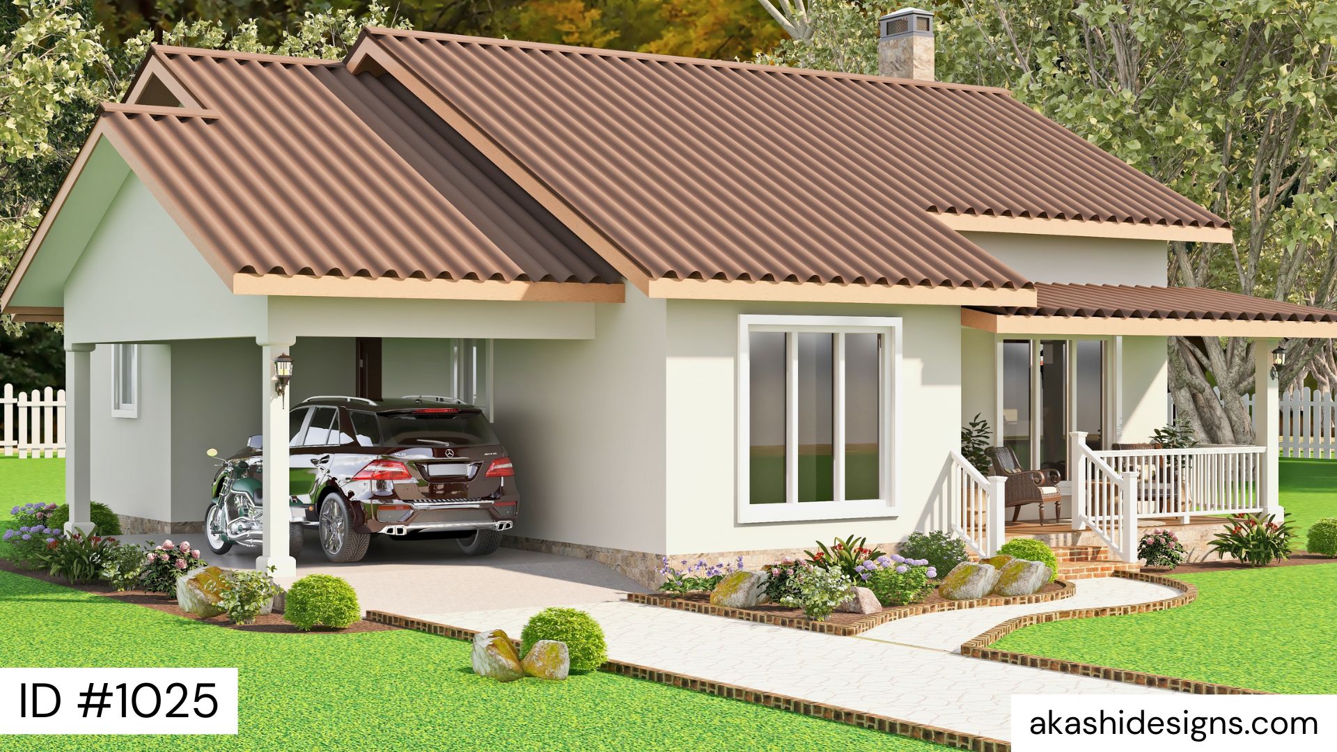 Project 1025 — 2 Bedroom House Plan
