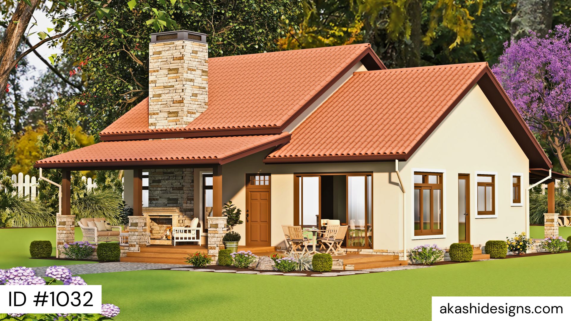 Project 1032 — 2 Bedroom House Plan