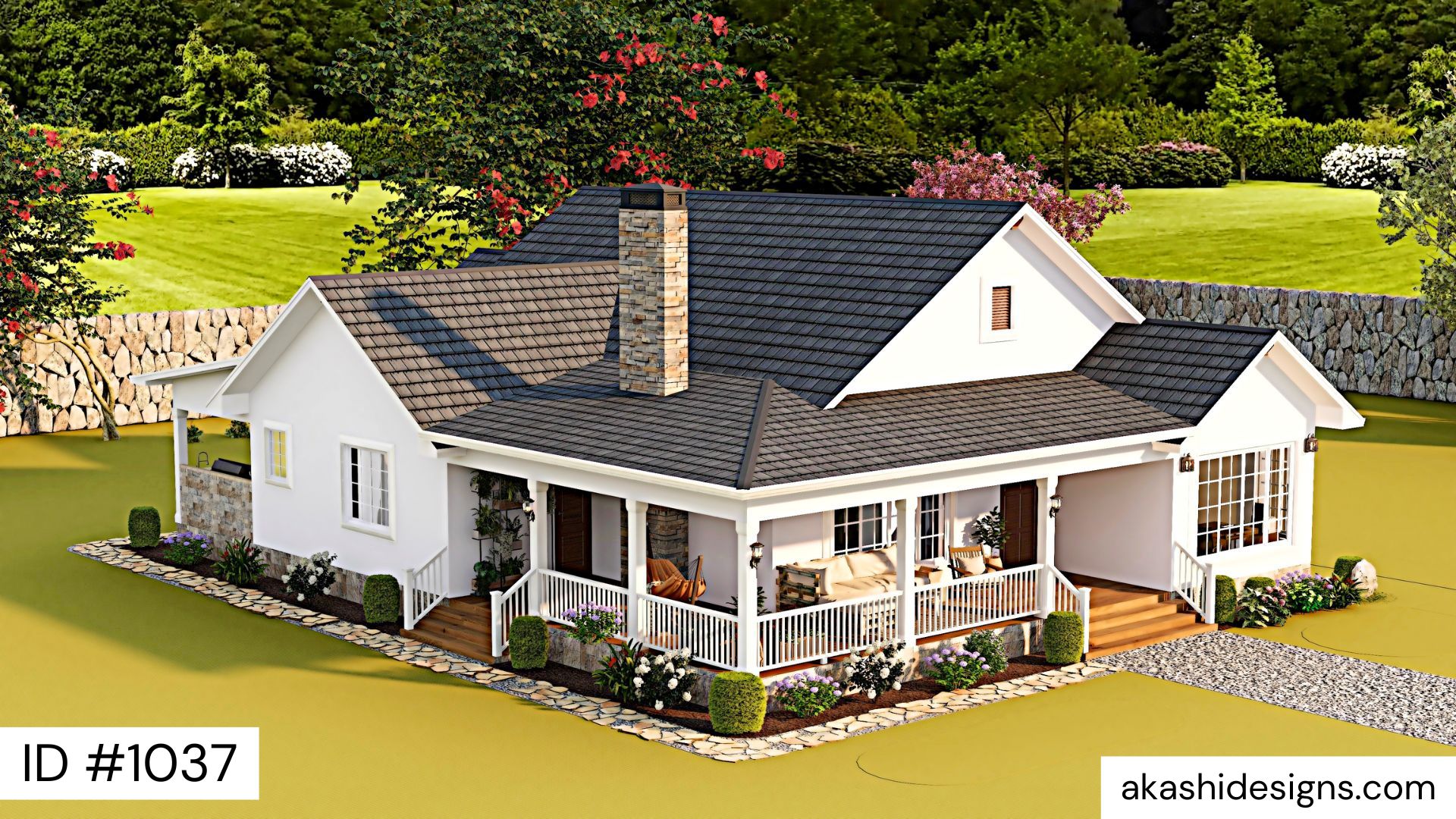 Project 1037 — 2/3 Bedroom House Plan
