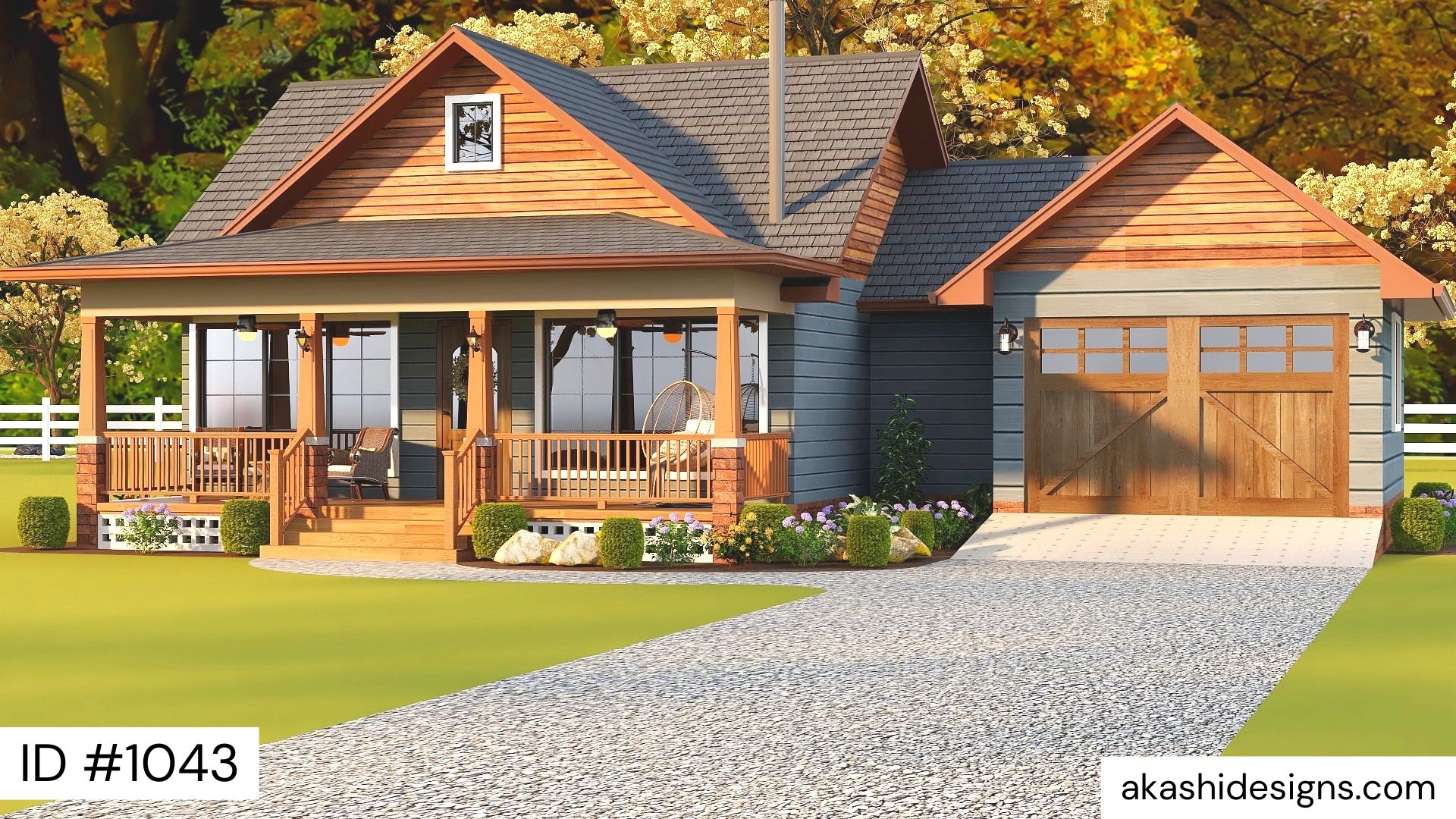 Project 1043 — 1 Bedroom House Plan