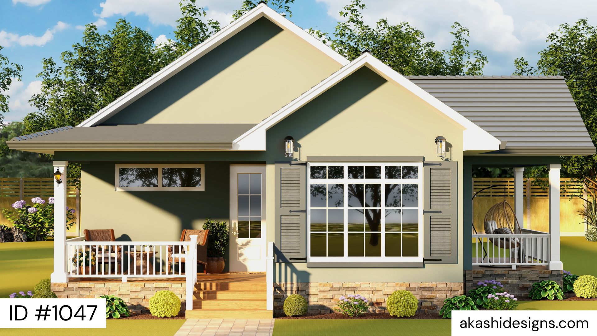 Project 1047 — 2 Bedroom House Plan
